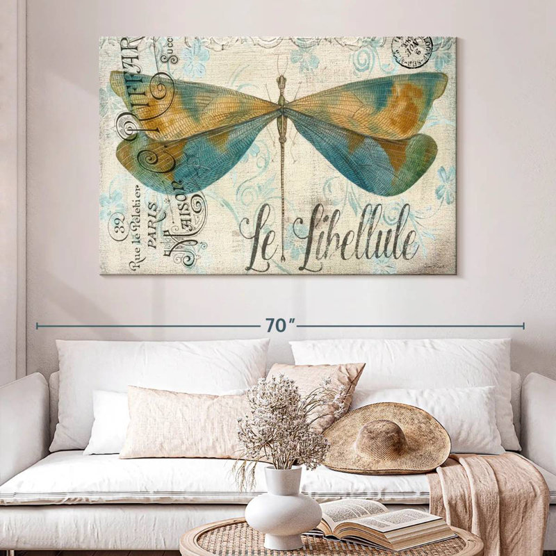 Brampt Lovely Dragonfly, 34" H x 51" W