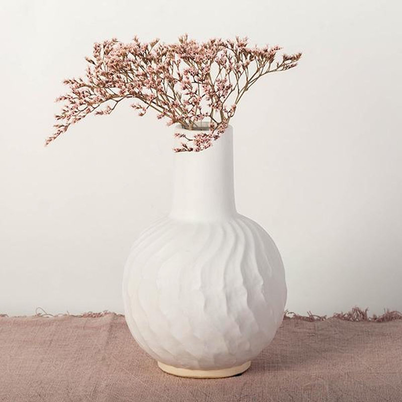 Bekam Ceramic Table Vase, 10.50" H x 6.50" W x 6.50" D