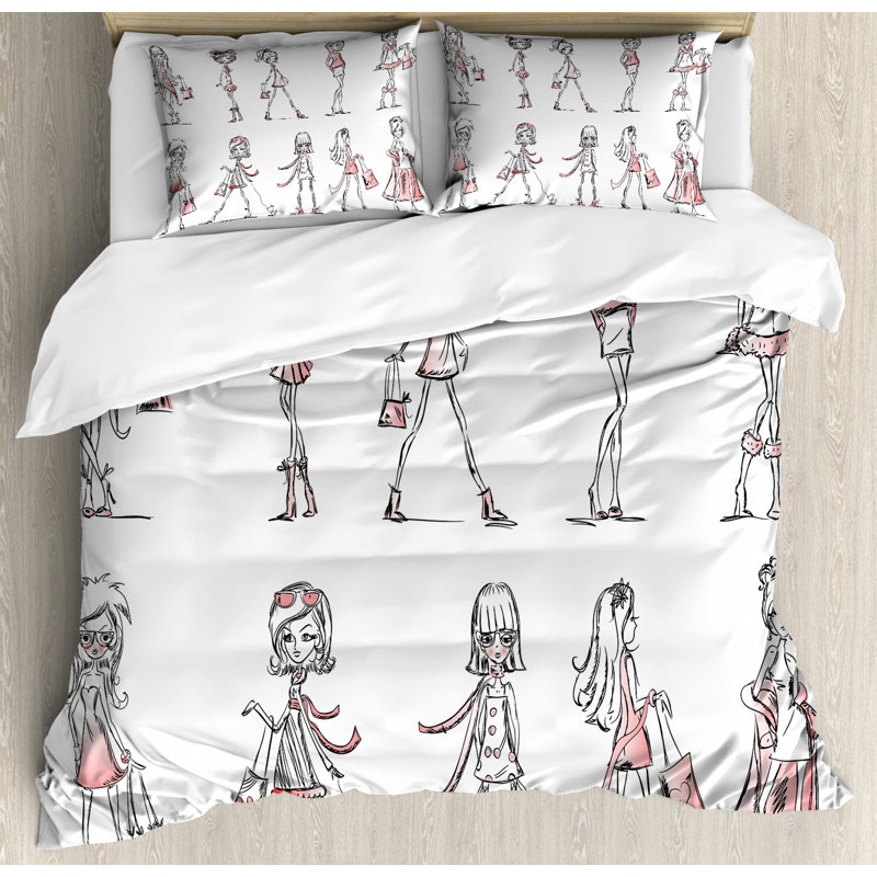 Ensemble de housse de couette mode, Housse de couette très grand et 2 taies