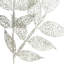 Silver Glitter Leaf Spray
