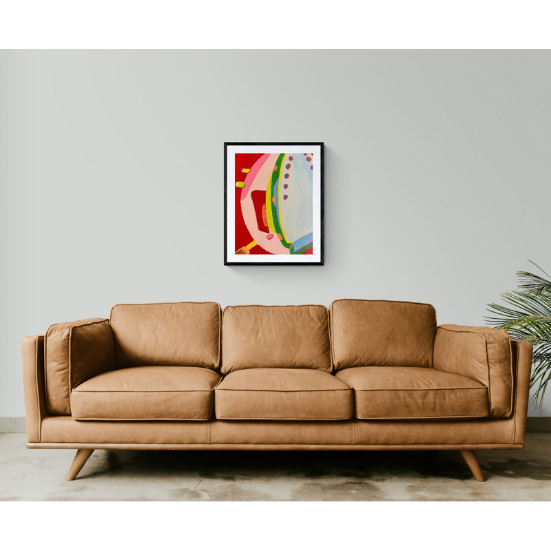 Iron On Red Print by Sue Graef, Wrapped Canvas, 32" H x 24" W