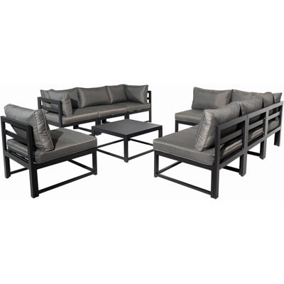 8 - Person Patio Conversation Set with Cushions