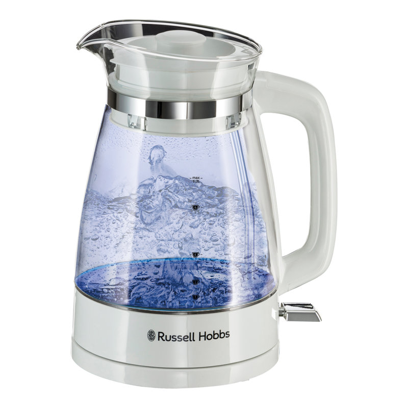 Classic 1.7L Glass Kettle, White