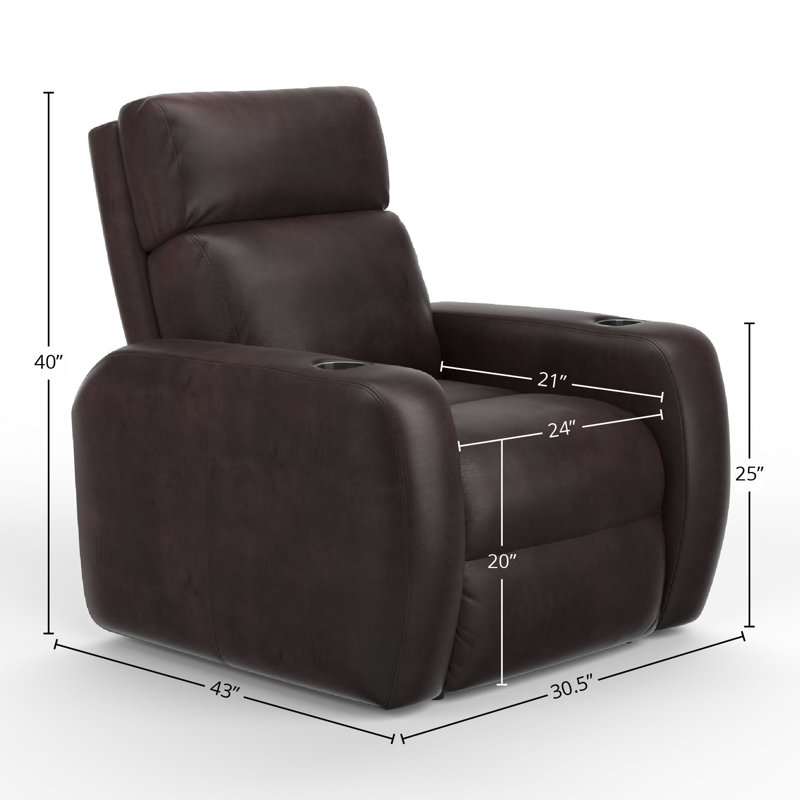 Leather Recliner, Cetus Java