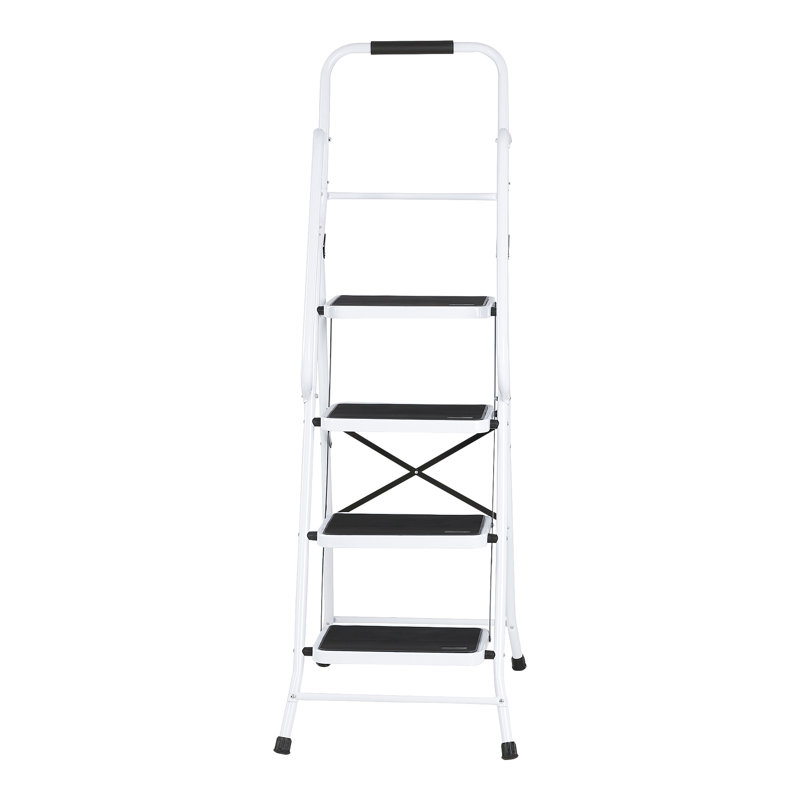 4 - Step Steel Lightweight Folding Step Ladder