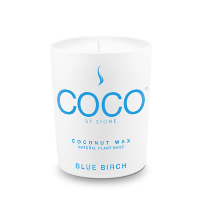Blue Birch Natural Coconut Apricot Wax Candle