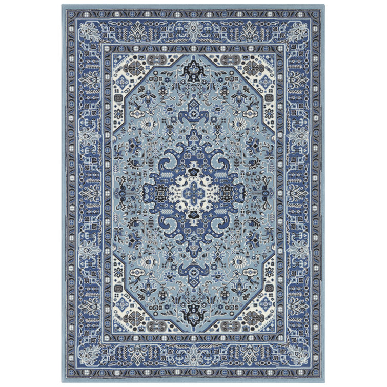 Skazar Isfahan Tufted Blue Rug