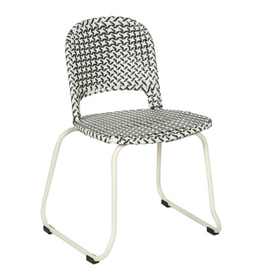 Luna Woven Rattan Outdoor Side Chair
