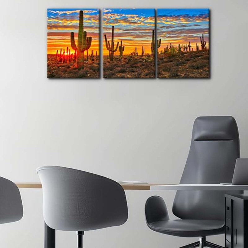 3 Piece Wrapped Canvas Wall Art