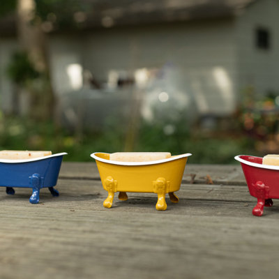 Pot à fleurs en émail August Grove®