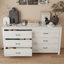 Commode à six tiroirs de style rustique-829729620