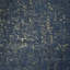 Enchanced Natural Cork Deep Navy Gold Metallic Foil Striped Textured Wallpaper