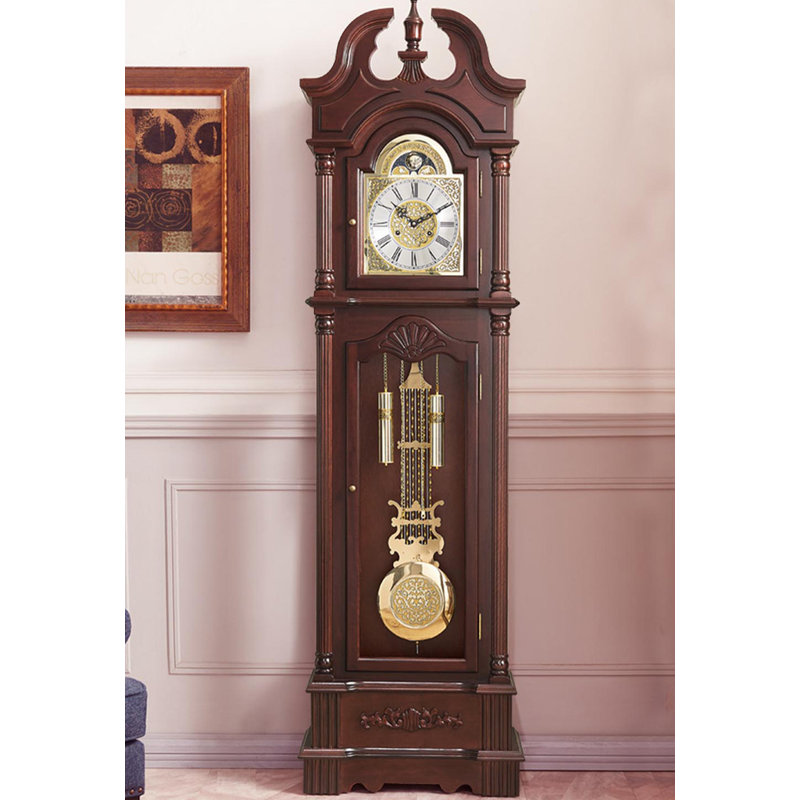 Horloge de plancher mécanique rétro