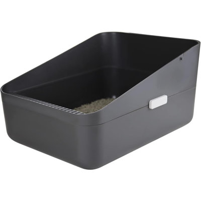 Open , Removable , Easy To Clean Semi-Closed Litter Box For Cats And Small Dogs ( Small)