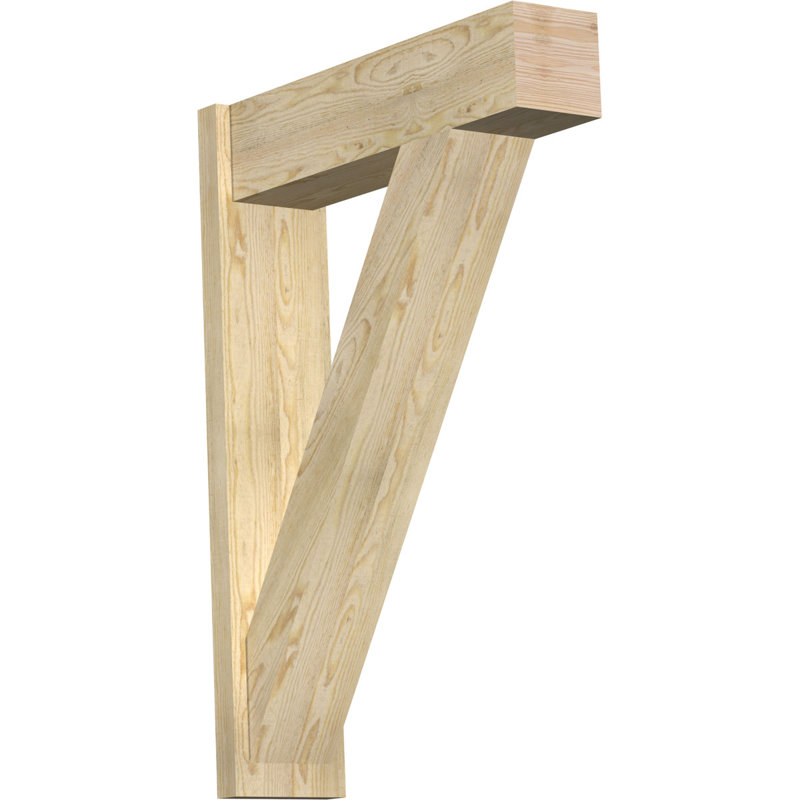 Pavé traditionnel traditionnel, P 30 po x H 42 po, Sapin Douglas de 6 po (sciage brut)