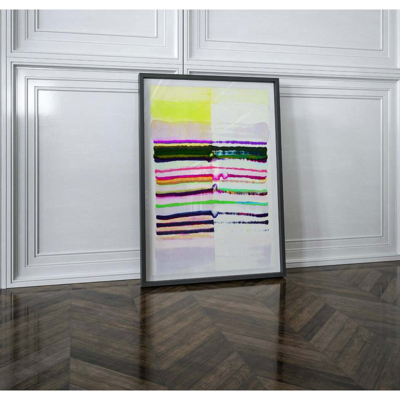 Sailing Stripes #3 By Kristi Kohut, 40" H x 60" W, Shadow Box Acrylic