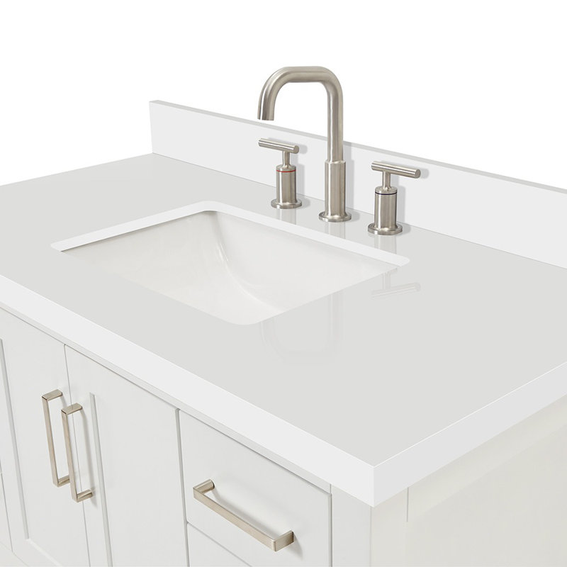 Magnolia Bath Vanity Oval Basin S043SWQ, White, Oval