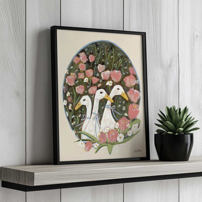 Flower Farm Friends by Sara Baker Art Print