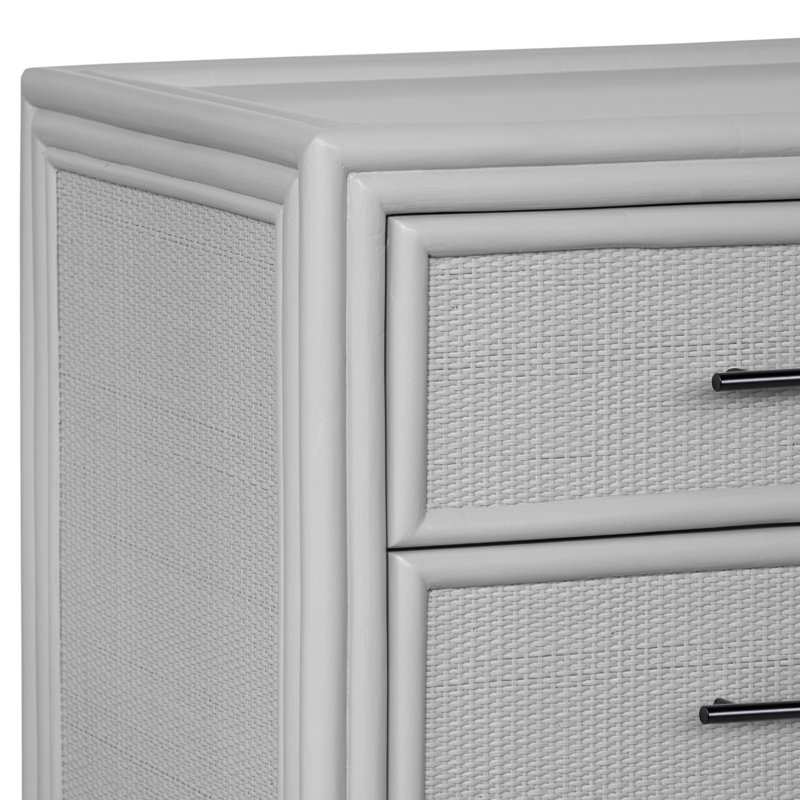 Aruba 6 - Drawer Dresser, Light Gray