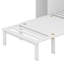 Lit escamotable simple avec tablettes de chevet et garde-robe