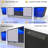 TV Console With Large Storage Cabinets, Biplane Shape Design LED TV Stand With Remote Control, Multiple Modes Changing Lights Modern Entertainment Centre With Power Cord