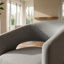 Fauteuil demi-tonneau avec roulettes Esha-130982260