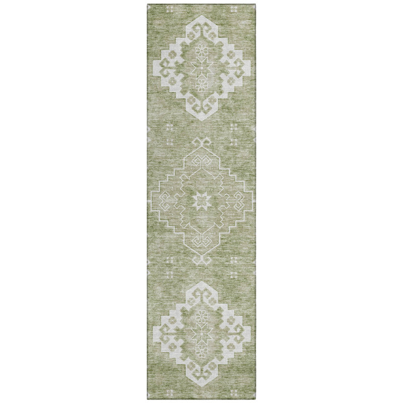  Malchow Non-Slip Indoor Outdoor Door Mat, Runner 2'3" x 7'6"