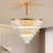 Crystal Chandelier For Living Room, 35.43 Inch 7-tier Modern K9 Chandeliers For Dining Room, Round Raindrop Light Hanging For High Ceiling, Staircase, Entryway, Foyer, No Bulbs included