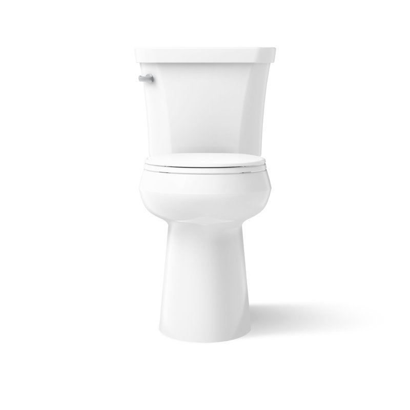 Toilette haute deux pièces à devant rond Highline®, 1,6 Gpf, White