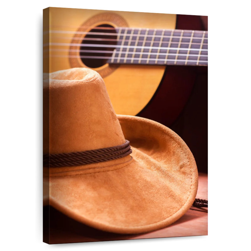 Abarca Country Hat et guitare, H 48 po x l 32 po