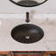 Lavabo de salle de bain ovale encastré en porcelaine vitreuse avec trop-plein DeerValley Symmetry 18 "X 15"-94564419