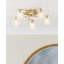 Minden Glass Semi Flush Mount-19334408