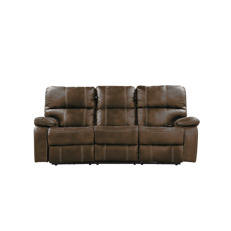 Brown Reclining Sofa