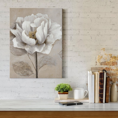 «Soft White II» par Nan - reproduction d'art sur toile tendue