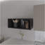 Armoire murale Axtell, cuisine, noir