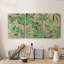 Carnet de croquis tropical - corail - ensemble de 3 toiles tendues-594254236