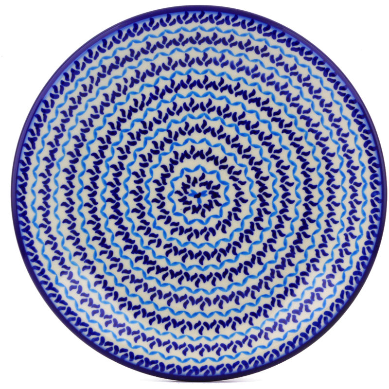 Assiette plate 10 "Rhythm Polish Pottery