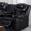 ENCORE SOFA DOUBLE PUISSANCE avec chargeur sans fil DDT, gel USB en cuir léger sur interrupteur