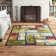 Merrimac Washable Geometric Indoor / Outdoor Rug