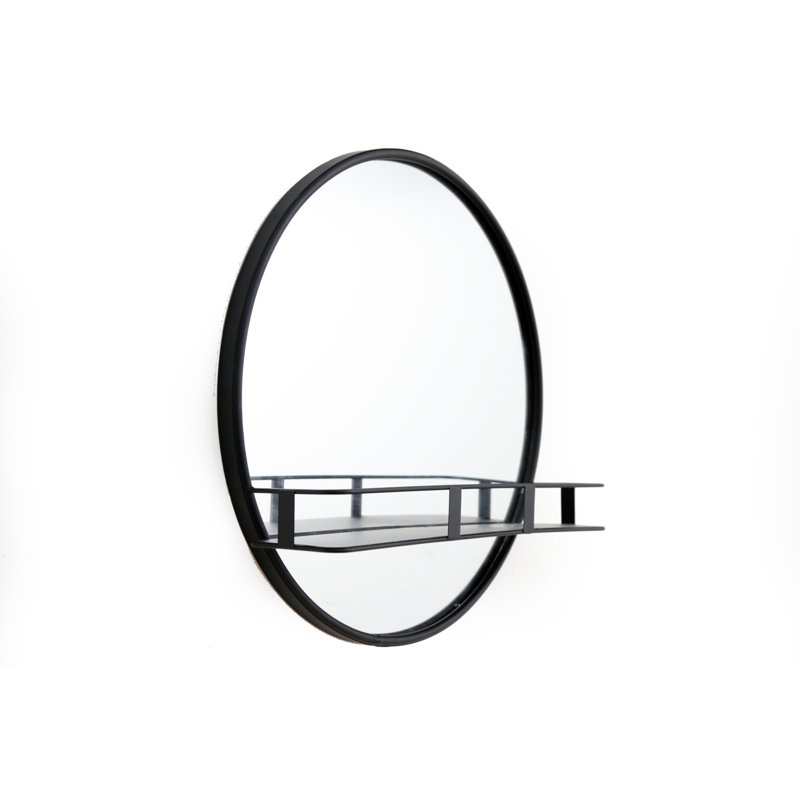 Kyasia Circle Metal Accent Shelf