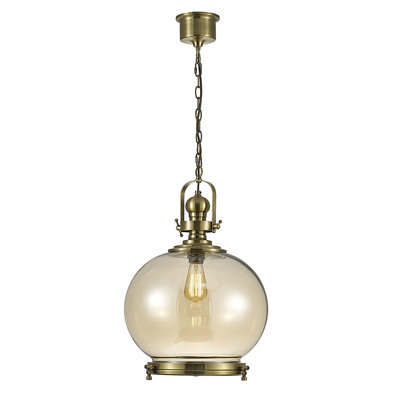 Comstock 1-Light Globe Chandelier