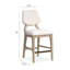 Chaise de comptoir rembourrée
