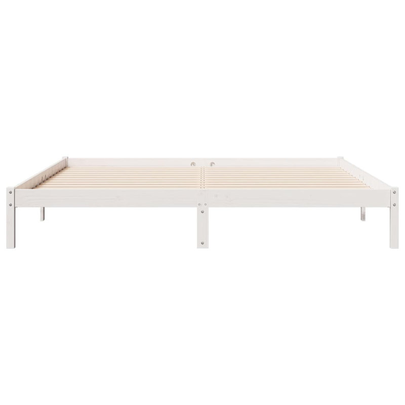 Garang Solid Wood Bed, 180 x 210cm, white