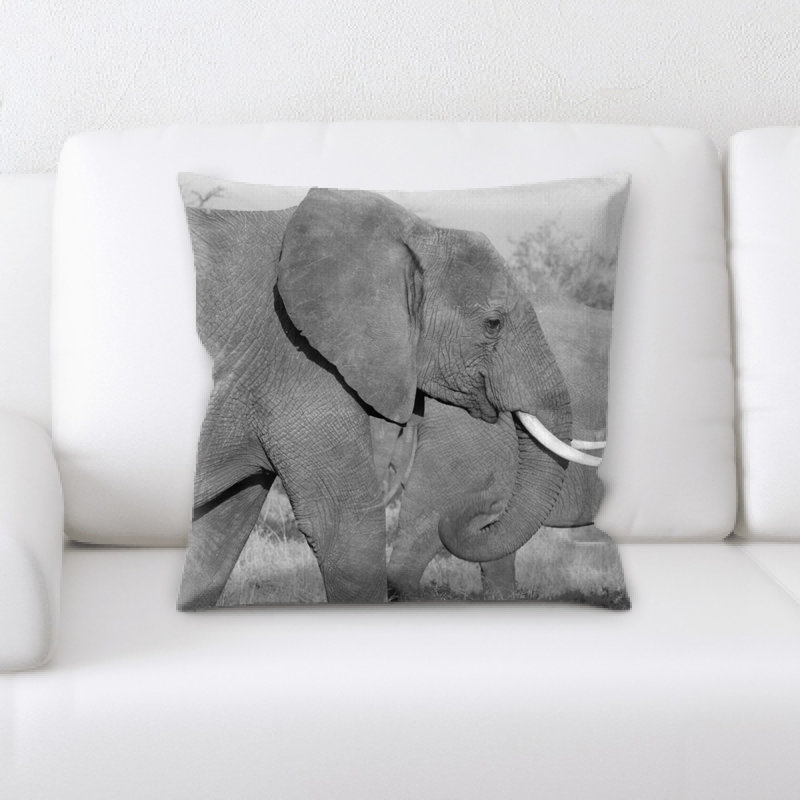 Microsuede Throw Pillow