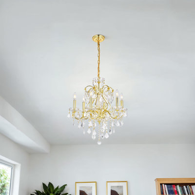Dagmar 6-Light Dimmable Traditional Chandelier