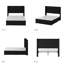Carlyon Upholstered Platform Bed with Washable Slipcover and Under-bed Storage-92410737-92410740