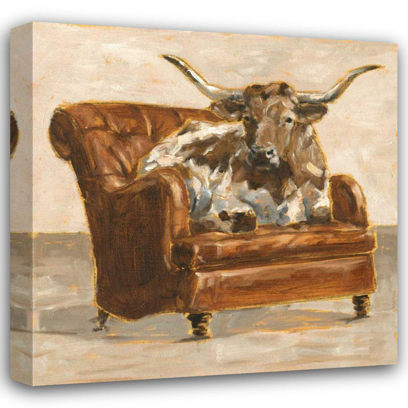 Art sur toile tendue avec la galerie Ethan Harper, titre: Refined Comfort I, H 28 po x l 28 po