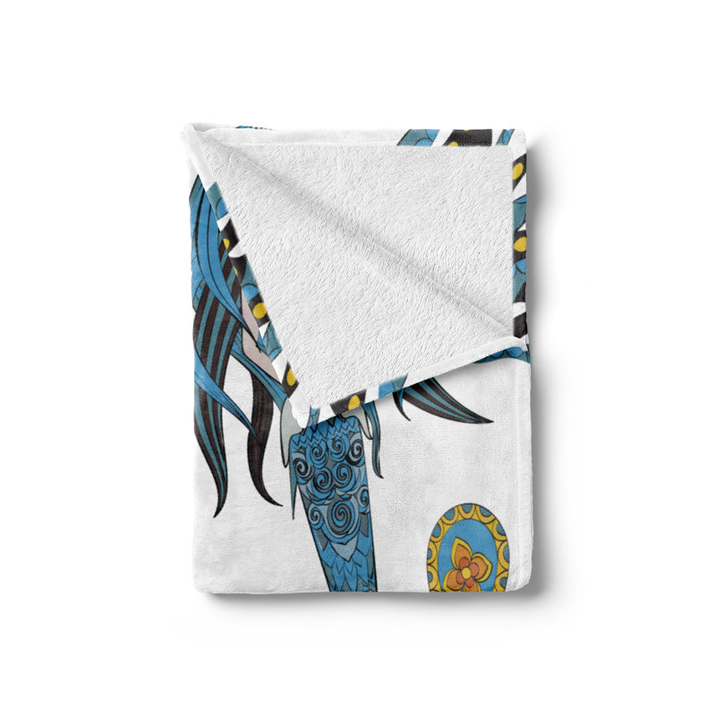 Hand Woven Throw Blanket, 60" x 80"