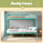 Metal Bunk Bed Twin Over Twin, Heavy Duty Bunk Beds With 2 Ladders And Full-Length Guardrai-1196089888