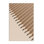 Tapis beige doux et moelleux aux crayons de couleur modernes - reliure beige